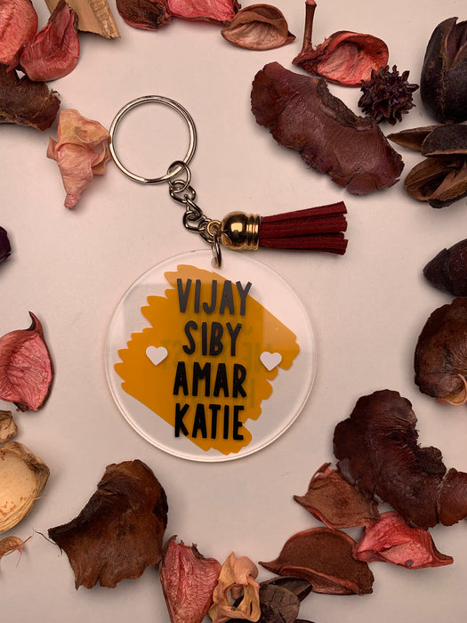 Personalised keychain