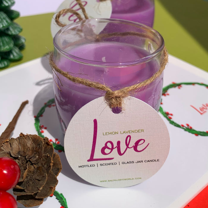 Mini Advent Candles with angel and stand