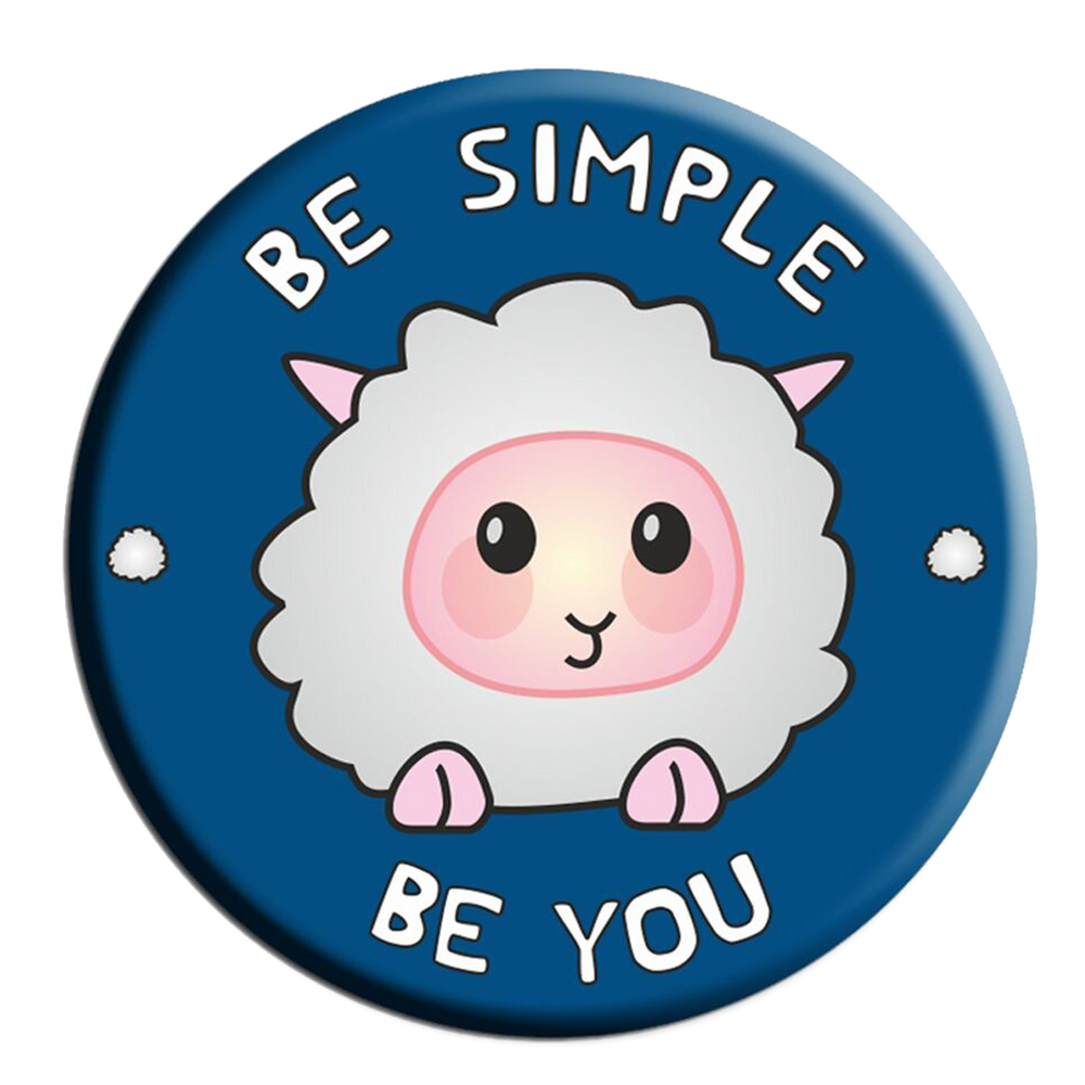 Be Simple Badge (5.8cm)