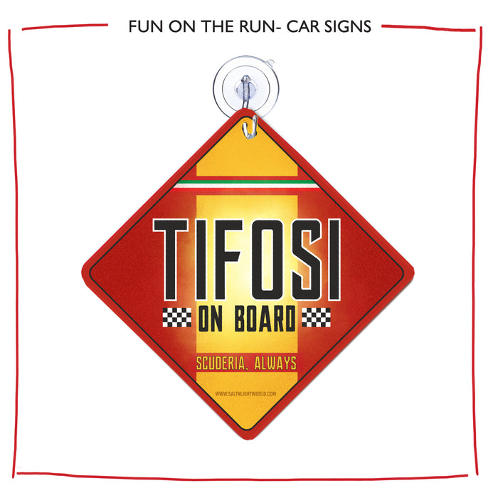 Tifosi on Board | F1 Car Sign