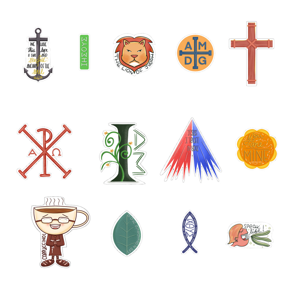Christian Vinyl Sticker Set