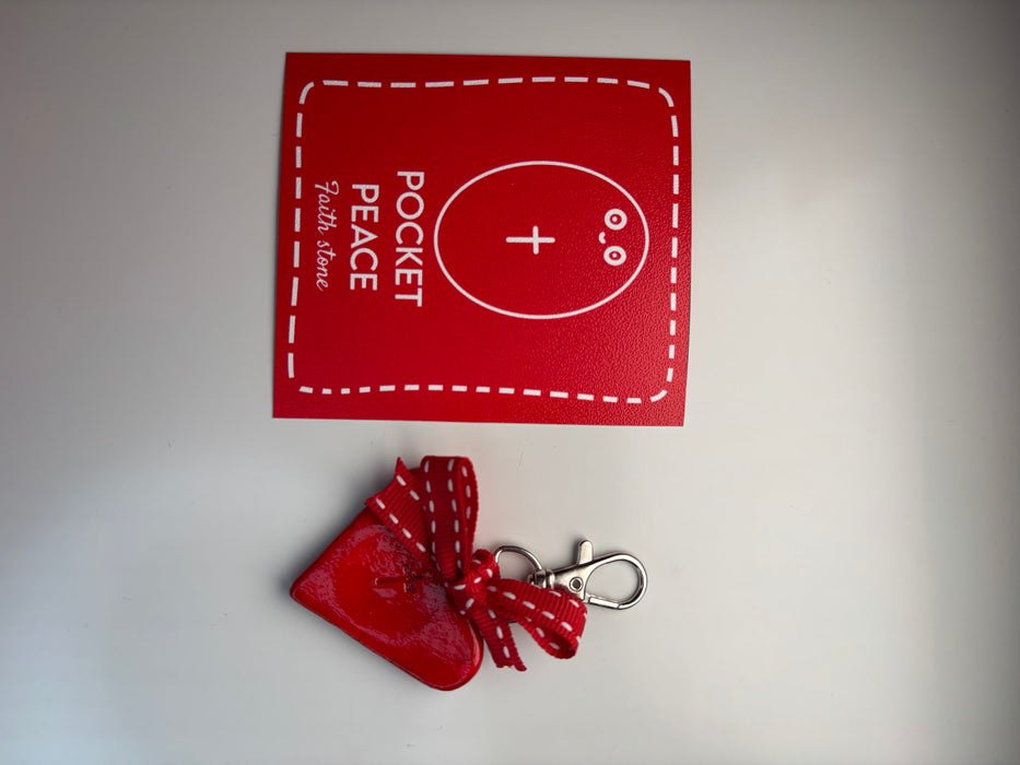 Love is patient Faith Stone + Bag Charm