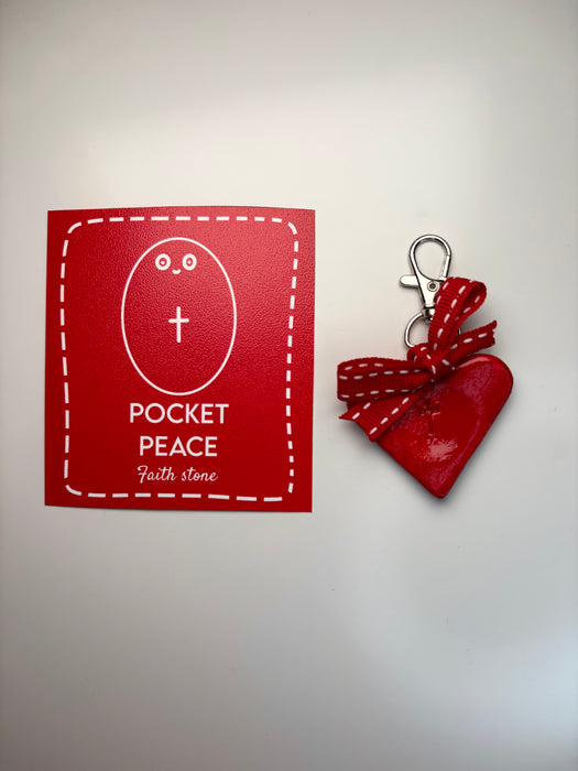 Love is patient Faith Stone + Bag Charm