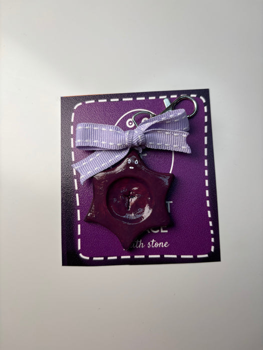 Star of David Faith Stone + Bag Charm