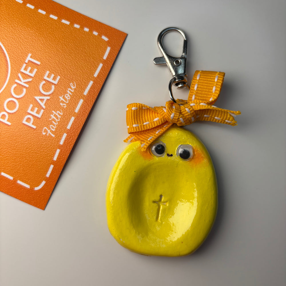 Sunshine in my pocket Faith Stone + Bag Charm