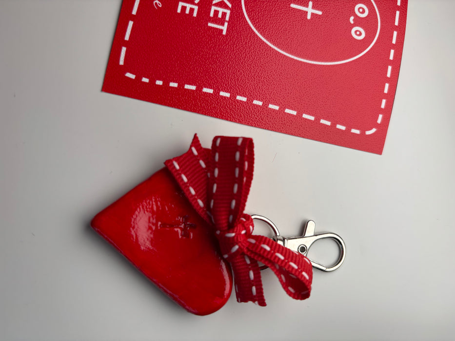 Love is patient Faith Stone + Bag Charm