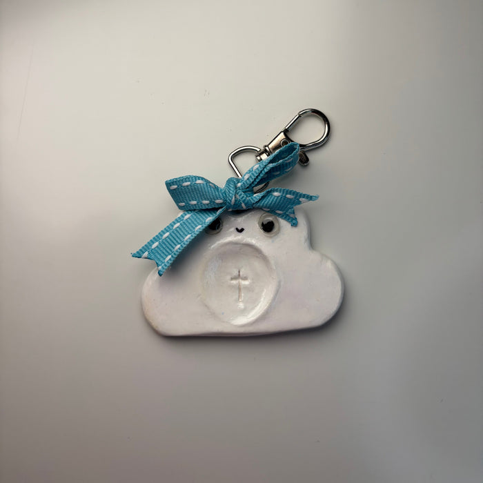 Riding on the clouds Faith Stone + Bag Charm