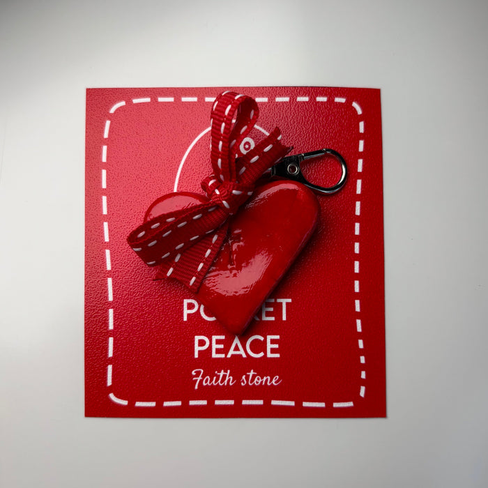 Love is patient Faith Stone + Bag Charm