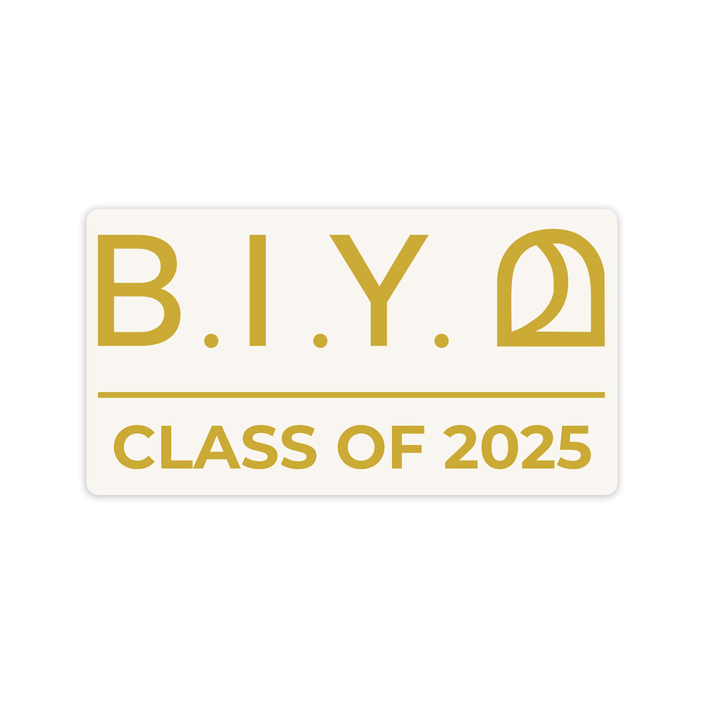 BIYമ 2025 Graduation Sticker