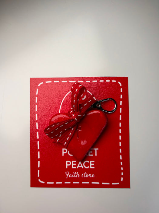 Love is patient Faith Stone + Bag Charm