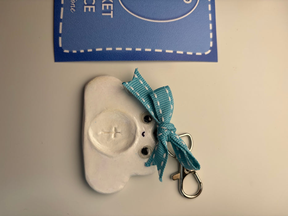 Riding on the clouds Faith Stone + Bag Charm