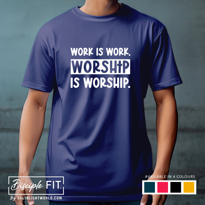 Worship is worship round neck t-shirt