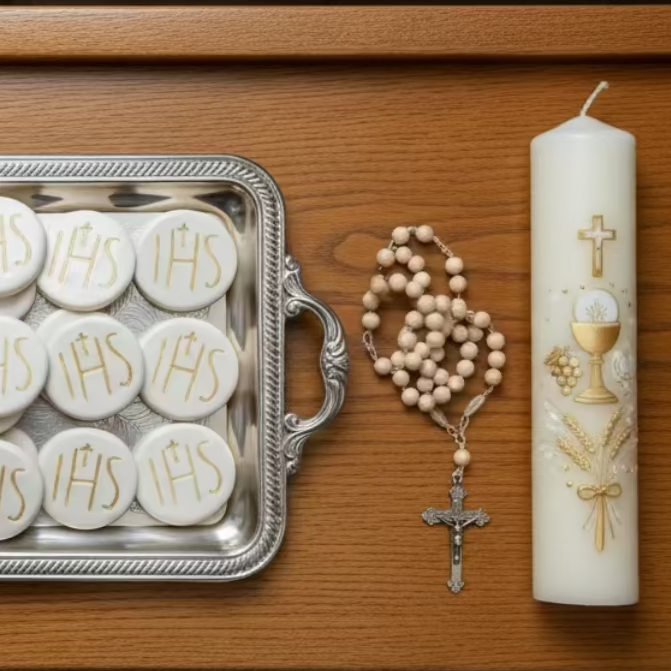Bread of Life faith Stone- First Holy Communion Souvenir