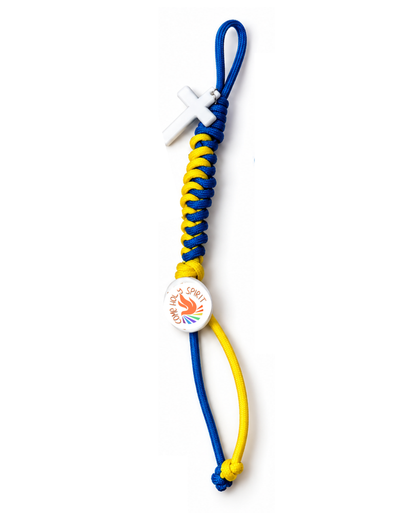 Holy Spirit Paracord Bracelet + Bag Charm