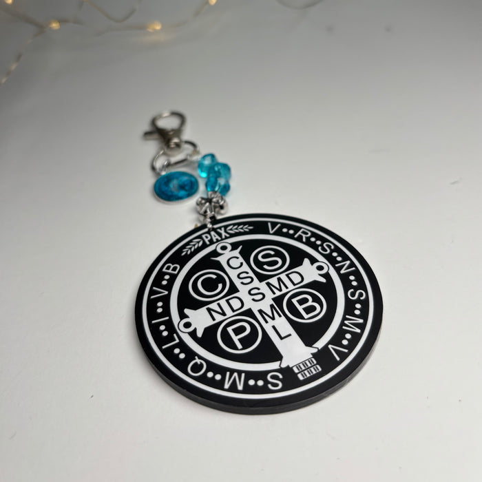 Benedictine Deliverance Bag Charm (Black)
