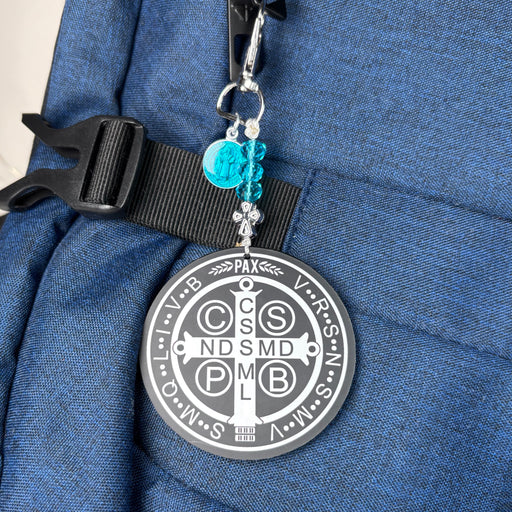Benedictine Deliverance Bag Charm (Black)
