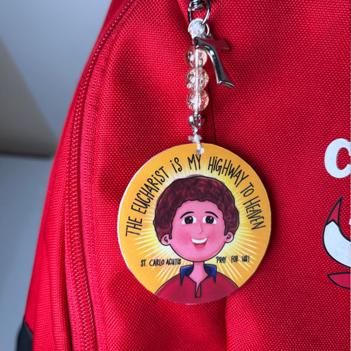 Highway to Heaven- Carlo Acutis Bag Charm