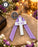 Lavender John 3:16 Cross | Bag Charm | Benedictine medal