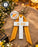 Yellow John 3:16 Cross | Bag Charm | Holy Spirit medal