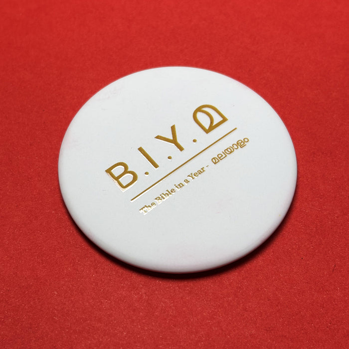 BIYമ Badge - White