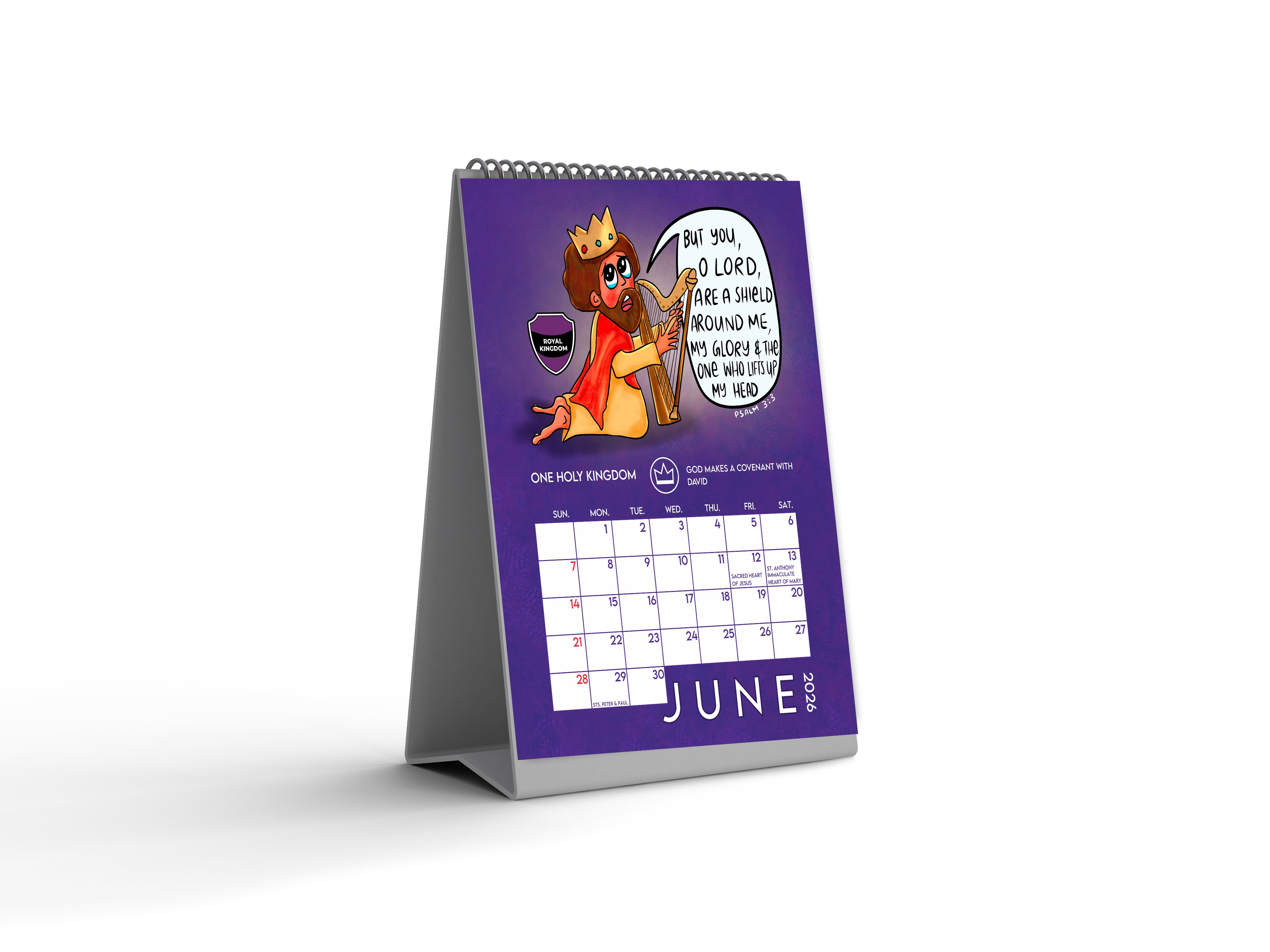 Bible in a Year Calendar 2026 - Image 1