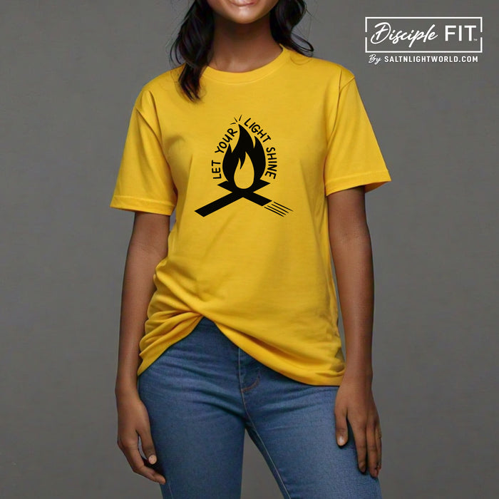 Let your light Shine round-neck t-shirt