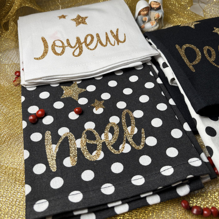 Joyeaux Noel kitchen towels (2)