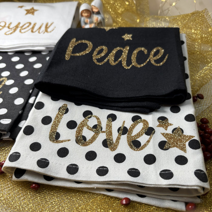 Classic Christmas Kitchen Towels - set of 4