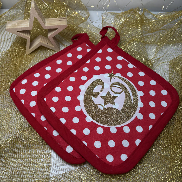 Pot Holder - Nativity - set of 2
