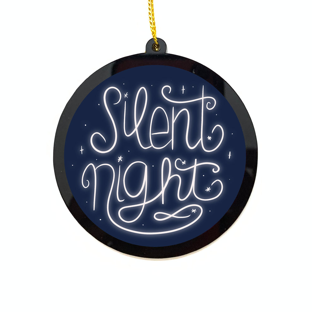 Christmas Ornaments - Acryllic Bauble - Silent Night | Christmas Tree Decor