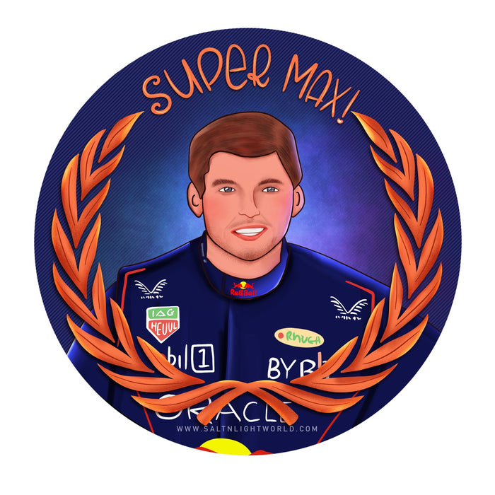 Supermax - Max Verstappen Badge (5.8cm)