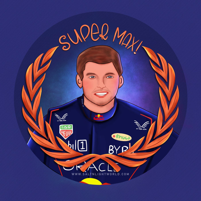 Supermax - Max Verstappen Badge (5.8cm)
