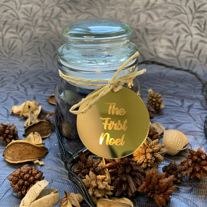 Blue Christmas- 'The First Noel' | Mottled Jar Candle