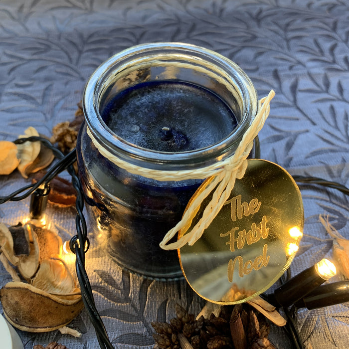 Blue Christmas- 'The First Noel' | Mottled Jar Candle