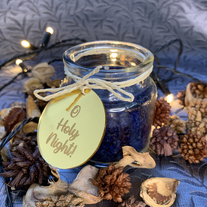 Blue Christmas- 'O Holy Night' | Mottled Jar Candle