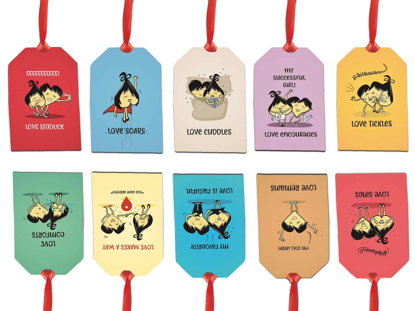 Lovey Dovey Gift Tags | Set of 20