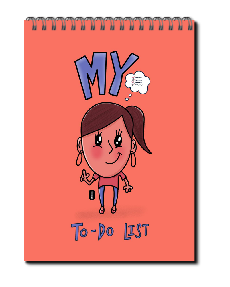 My To-Do List (girl) book | Spiral bound