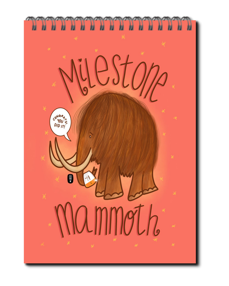 Milestone Mammoth To-Do List book | Spiral bound