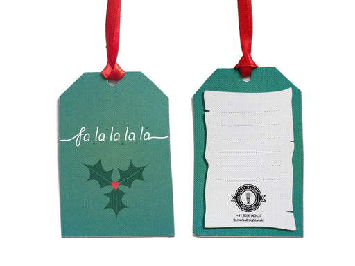 Falalala Christmas Gift Tags | Set of 10