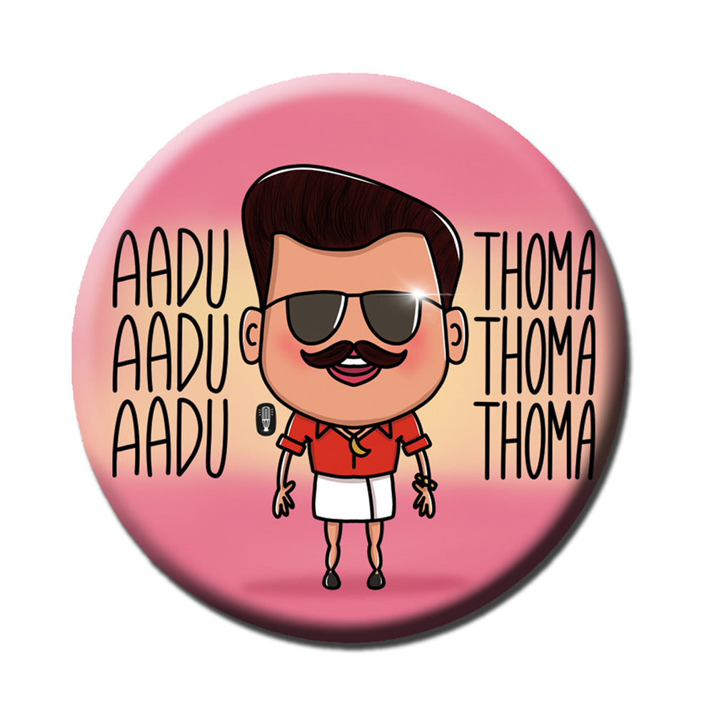 Mohanlal | Aadu Thoma Tribute Badge (5.8cm) | Spadikam