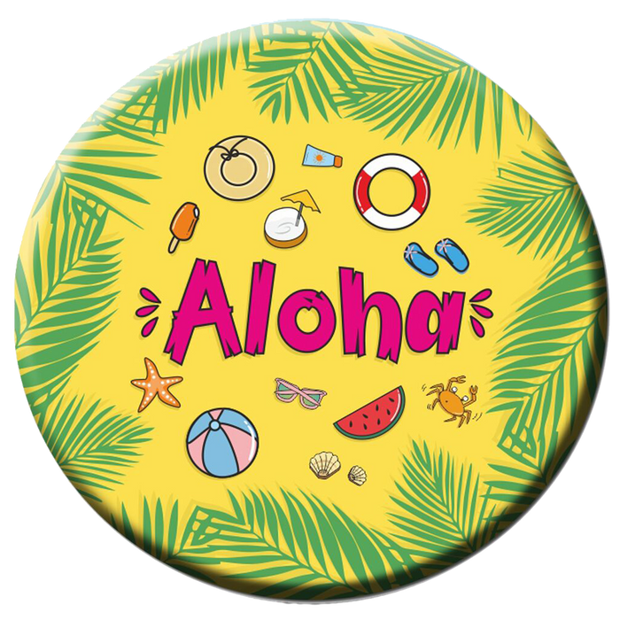 Aloha Fridge Magnet (5.8cm)