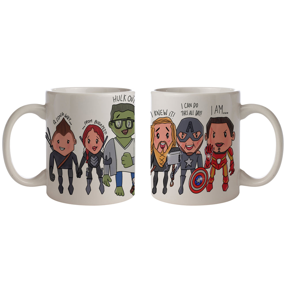Avengers Endgame Fan Art Tribute Coffee Mug