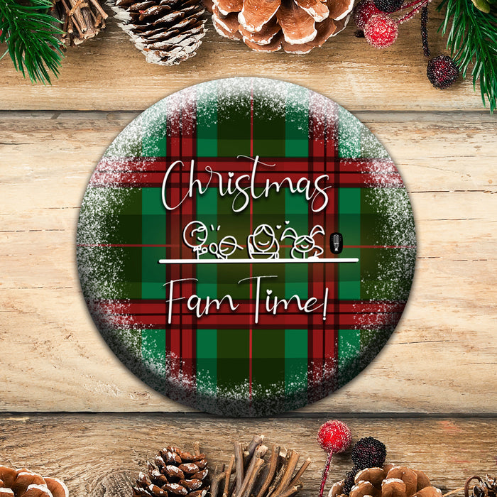Christmas Time Fam Time fridge magnet | Christmas Gift | Christmas Decor