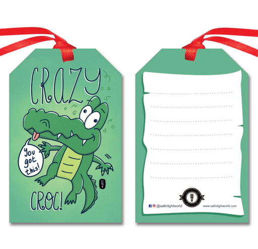 Crazy Croc gift tags | Set of 10