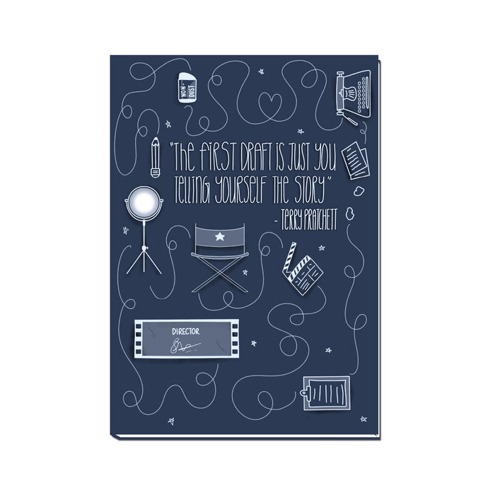 Directors notebook | Gift for movie lovers | Unruled | 100 pages