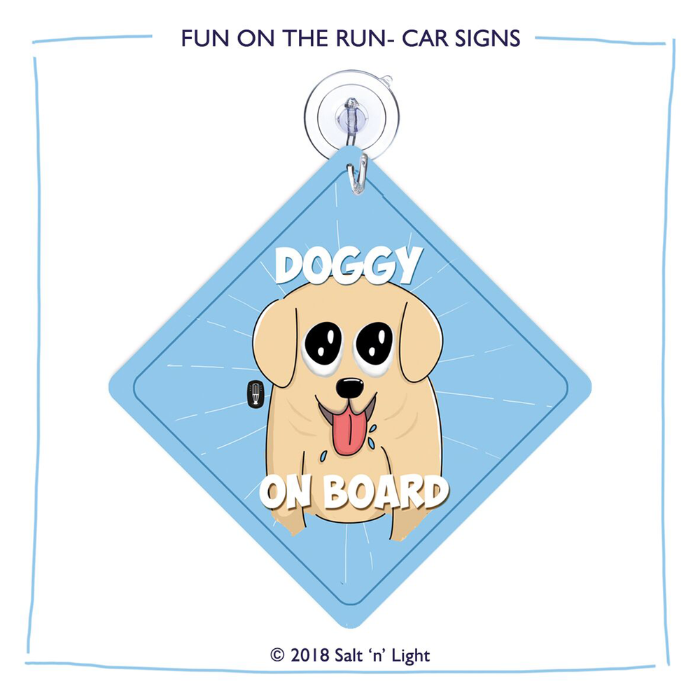 Doggy on Board Car Sign