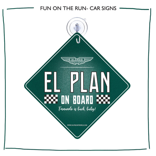 El Plan on board - Fernando Alonso | F1 Car Sign