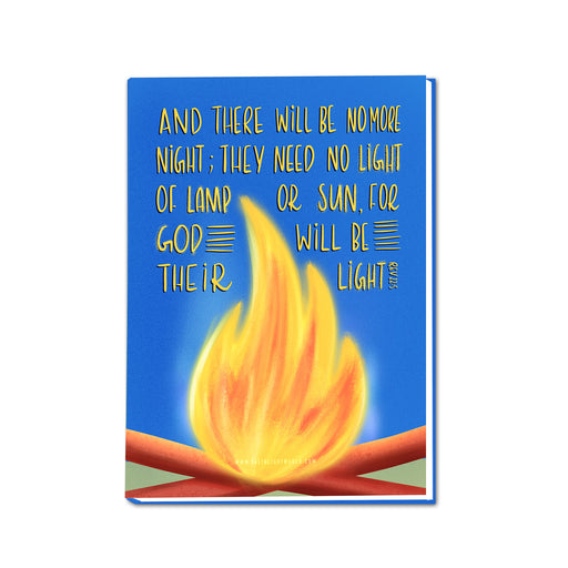God will be their light | A5 Notebook | Unruled | 100 pages