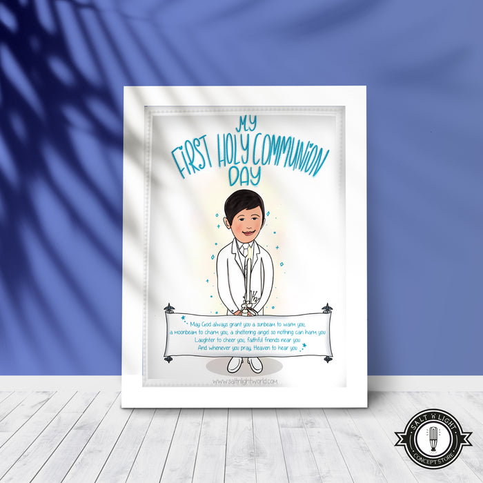 My First Holy Communion Day (boy )| A5 Frame