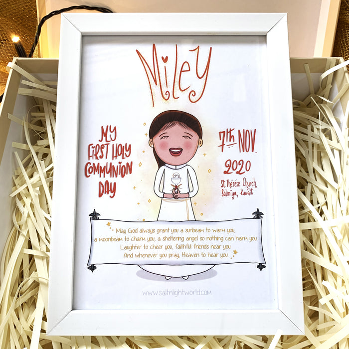 My First Holy Communion Day (customised) | A5 Frame